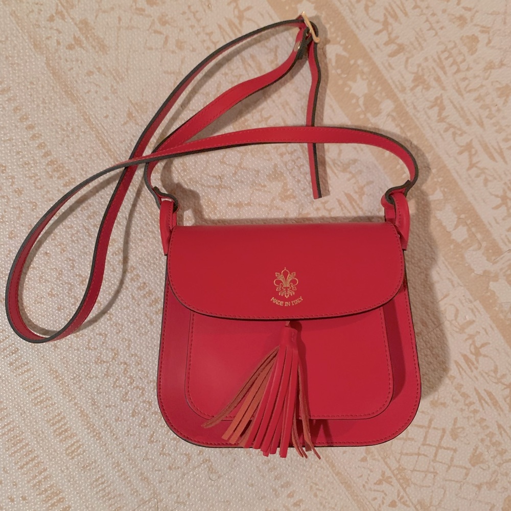 Made in Italy leather shoulder bag